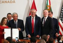 Un 77 % de los canadienses apoya el nuevo acuerdo comercial entre Estados Unidos, México y Canadá, conocido como T-MEC