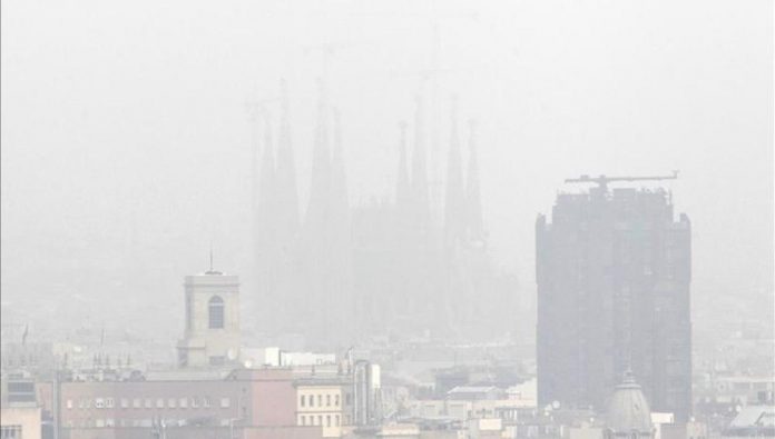 sólo dos horas respirando aire contaminado 