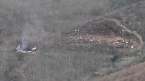 El helic&oacute;ptero se estrell&oacute; contra una ladera y estall&oacute; en llamas al tener todav&iacute;a una gran cantidad de combustible porque apenas lleva 40 minutos de vuelo.