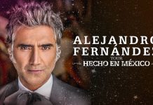 "Hecho en México" además, cuenta con las colaboraciones de su padre Vicente Fernández, considerado el rey de la canción ranchera.