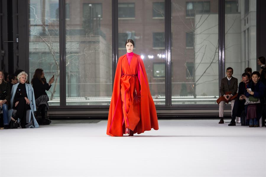 Carolina Herrera abri&oacute; la antepen&uacute;ltima jornada de la Semana de la Moda de Nueva York.