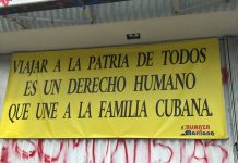 El objetivo de la caravana, que bajo el lema "Nada ni nadie contra la familia cubana" pasará por la famosa Calle Ocho, punto neurálgico de reunión del exilio cubano anticastrista.