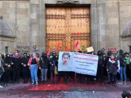La joven Ingrid Escamilla, descuartizada por su pareja y posteriormente exhibida en fotos por algunos medios, detonó este viernes una serie de protestas por todo el país que derivaron en algunos altercados.