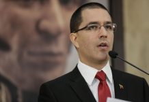 Jorge Arreaza, condenó ante el Consejo de Derechos Humanos de Naciones Unidas las sanciones de Estados Unidos contra su país, que calificó de "terrorismo económico"