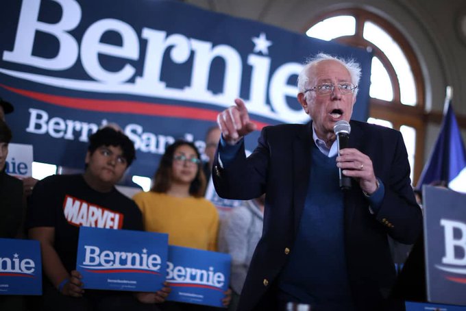 El 24,2 % de apoyo que tiene Sanders frente al 20,2 % de Biden muestran la consolidación del senador tras comenzar el año por detrás del exvicepresidente en Iowa.