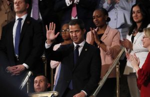 El líder opositor venezolano Juan Guaidó tuvo este martes su minuto de gloria en Estados Unidos al asistir invitado por el presidente Donald Trump al discurso sobre el Estado de la Unión