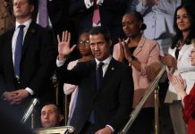 El líder opositor venezolano Juan Guaidó tuvo este martes su minuto de gloria en Estados Unidos al asistir invitado por el presidente Donald Trump al discurso sobre el Estado de la Unión