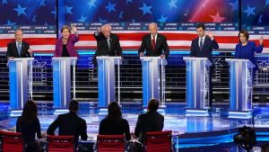 Lo confieso, como todo el mundo, o al menos una parte importante del mundo, seguí el debate entre los candidatos demócratas en Nevada.