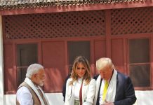 El presidente Donald Trump llegó este lunes a la ciudad india de Ahmedabad en su primera visita oficial al país asiático, un viaje que se concreta tras un año de fricciones en el campo comercial.
