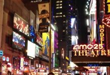 Debacle y cierre de cines en Nueva York Cines de Times Square.