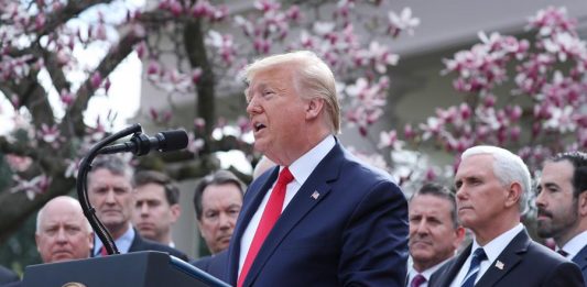 El presidente Donald Trump declaró este viernes una emergencia nacional debido al coronavirus; pero, al contrario que el estado de alarma anunciado en España, la medida de EE.UU. no abre la puerta a limitar el movimiento de personas ni a intervenir hospitales privados.