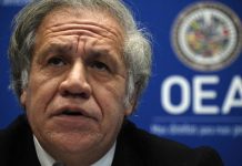 Luis Almagro, ganó las elecciones, en las que se enfrentaba a la excanciller ecuatoriana María Fernanda Espinosa, y seguirá al frente del organismo durante cinco años más.