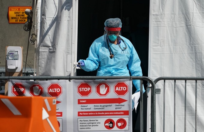 El montaje ha sido supervisado por miembros del Departamento de Polic&iacute;a de Nueva York y por la oficina de medicina forense, seg&uacute;n informaron medios locales.