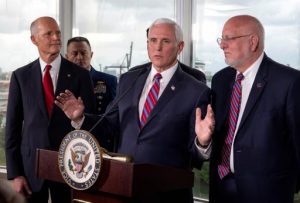 Mike Pence, aseguró este sábado en Florida que el Gobierno está buscando maneras para que la industria turística, especialmente la de los cruceros, no se vea afectada por la crisis del nuevo coronavirus