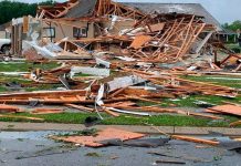 Las autoridades indicaron que los tornados y tormentas afectaron a un total de 18 condados en Mississippi, en los que han dejado a más de 72.000 personas sin acceso a la red eléctrica.