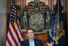El COVID-19 ha causado en el estado de Nueva York, epicentro mundial de la pandemia, 4.159 muertes (594 más que el sábado), mientras que 122.031 personas han sido contagiadas (8.327 más que el día anterior), anunció este domingo el gobernador, Andrew Cuomo