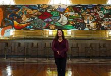 El Museo de Historia Natural del Condado de Los Ángeles compró "Historia de Los Ángeles: una perspectiva mexicana", una emblemática obra de la artista chicana Bárbara Carrasco