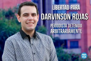 El periodista venezolano Darvinson Rojas fue liberado la noche de este jueves con medidas cautelares luego de doce días de detención