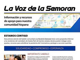 Lanzan boletín en español sobre COVID-19 en Florida ante vacío oficial Grupos hispanos del centro de Florida, con gran población de puertorriqueña, lanzaron este martes "La voz de la Semoran".