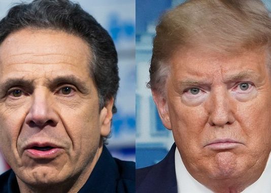 El presidente, Donald Trump, y el gobernador de Nueva York, Andrew Cuomo, se enzarzaron en un duro toma y dar por la gestión que han hecho de la crisis del coronavirus.