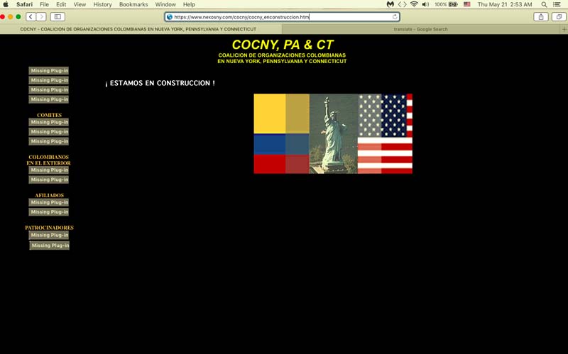 Imagen de la p&aacute;gina de facebook de la Coalici&oacute;n de Organizaciones Colombianas.