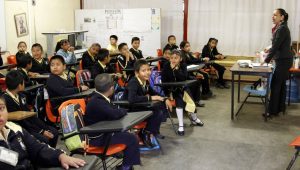 estudiantes en clases