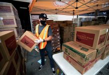 entrega de alimentos