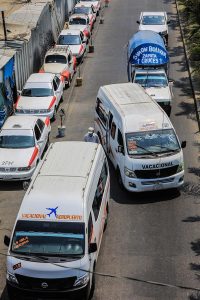 El transporte p&uacute;blico se mantiene este viernes como uno de los mayores puntos de contagio