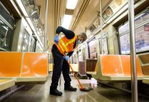 limpieza del metro