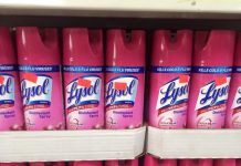 Aerosol Lysol