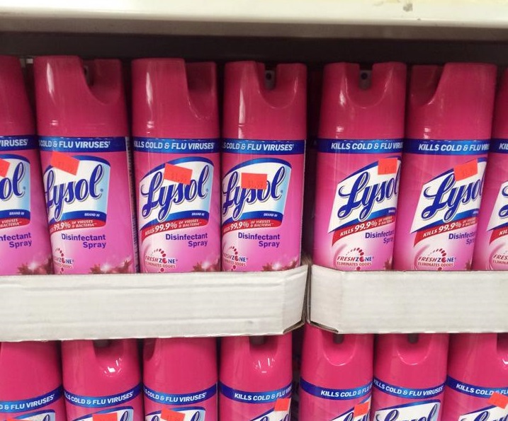Aerosol Lysol