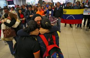 Venezolanos refugiados