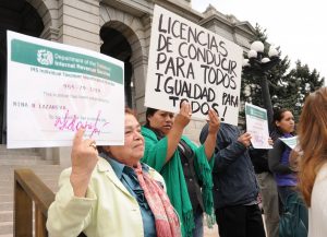 protesta para licencia