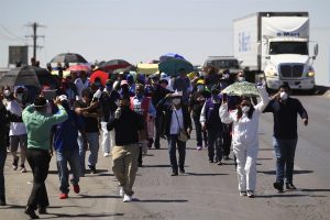 protesta de trabajadores