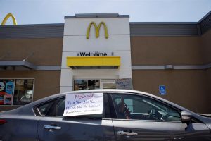 protesta a mcdonalds