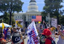 protesta en California