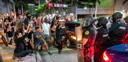 protestas en Miami