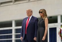 Donald Trump y la primera dama