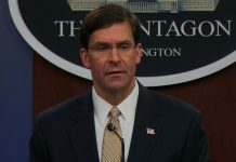 El secretario de Defensa, Mark Esper.