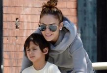 Jennifer López y su hijo Max