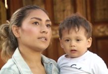 Autoridades buscan a mujer que tosió a propósito sobre bebé hispano Mireya Mora.