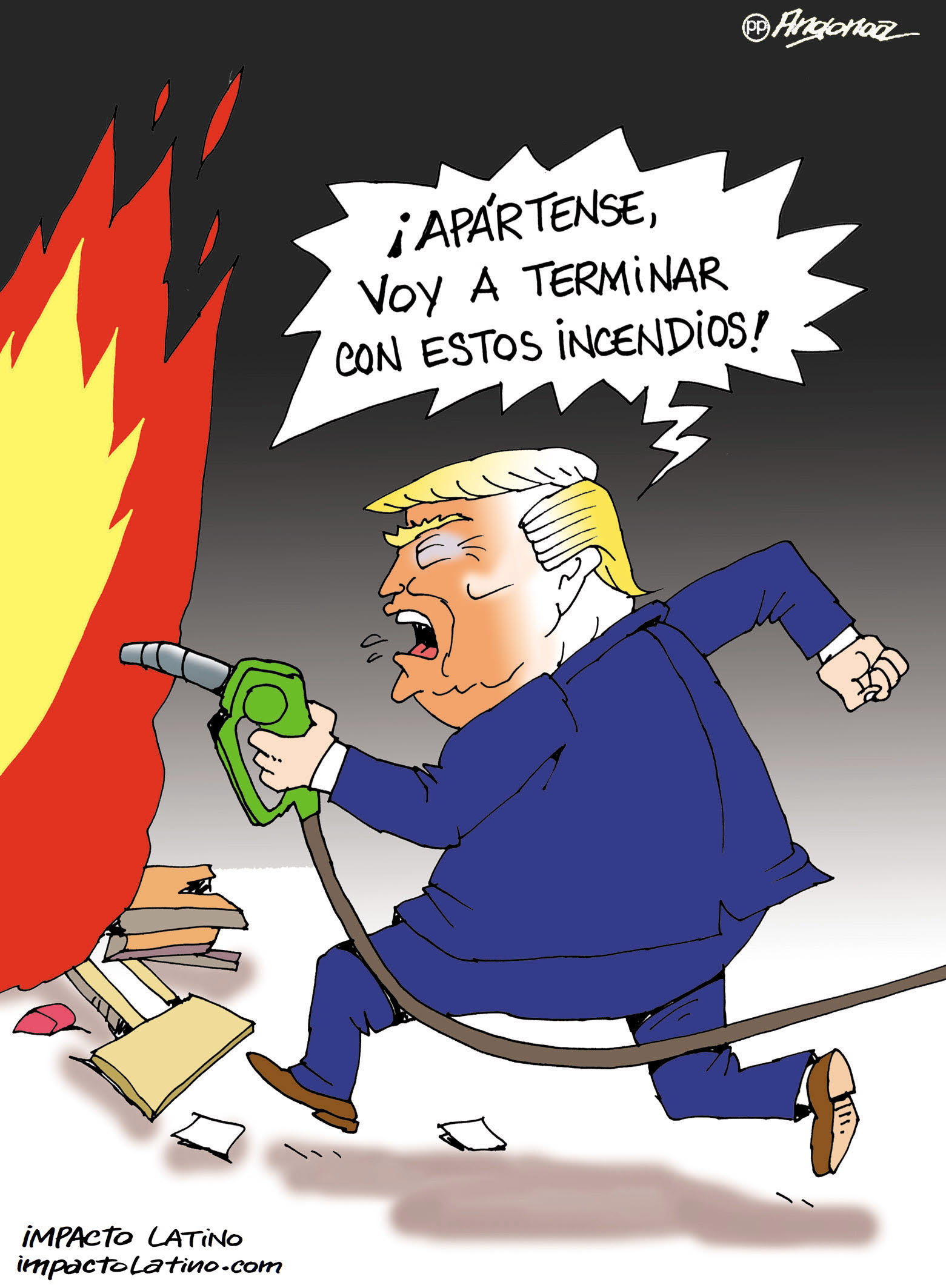 &iexcl;Voy a terminar con estos incendios!