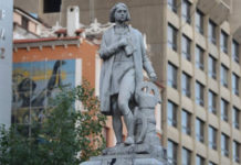 La toponimia estadounidense, prueba de la herencia hispana en Norteamérica estatua de Colón