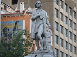 La toponimia estadounidense, prueba de la herencia hispana en Norteamérica estatua de Colón