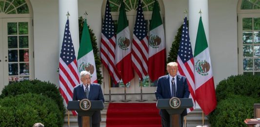 Andrés Manuel López Obrador y Trump