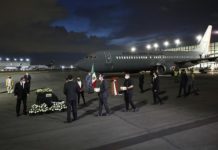 llegadas de urnas de mexicanos