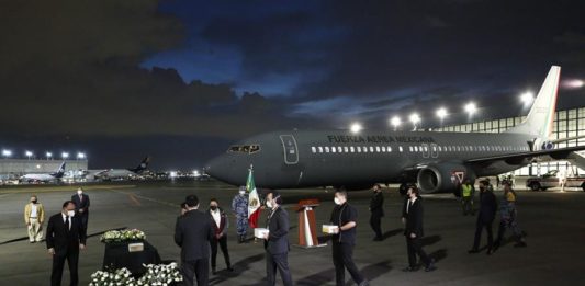 llegadas de urnas de mexicanos