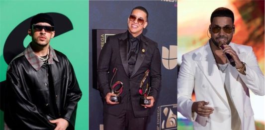 Bad Bunny, Daddy Yankee y Romeo Santos