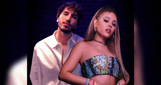 Danna Paola y Sebastián Yatra.
