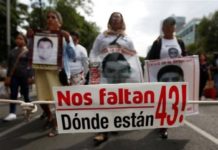 caso Ayotzinapa en México.